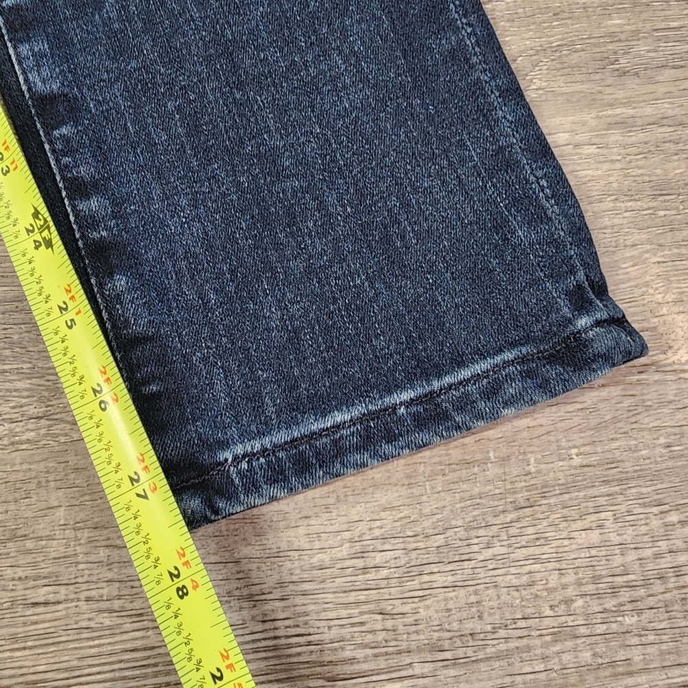 AG Adriano Goldschmied Prima Ankle Dark Wash Denim Cigarette Ankle Jean 27 R - Picture 9 of 12